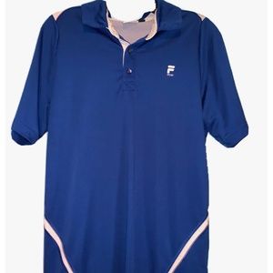 Fila sport Golf Mens Polo Shirt. Adult Small. Short sleeve performance shirt.